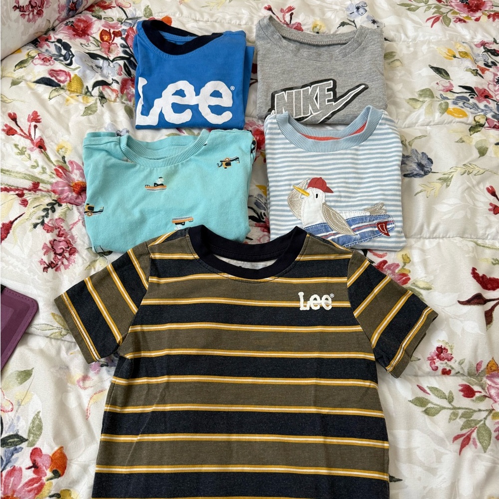 Lee Kids Black and Yellow Striped T-Shirt
